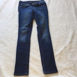 Forever skinny dark blue jeans